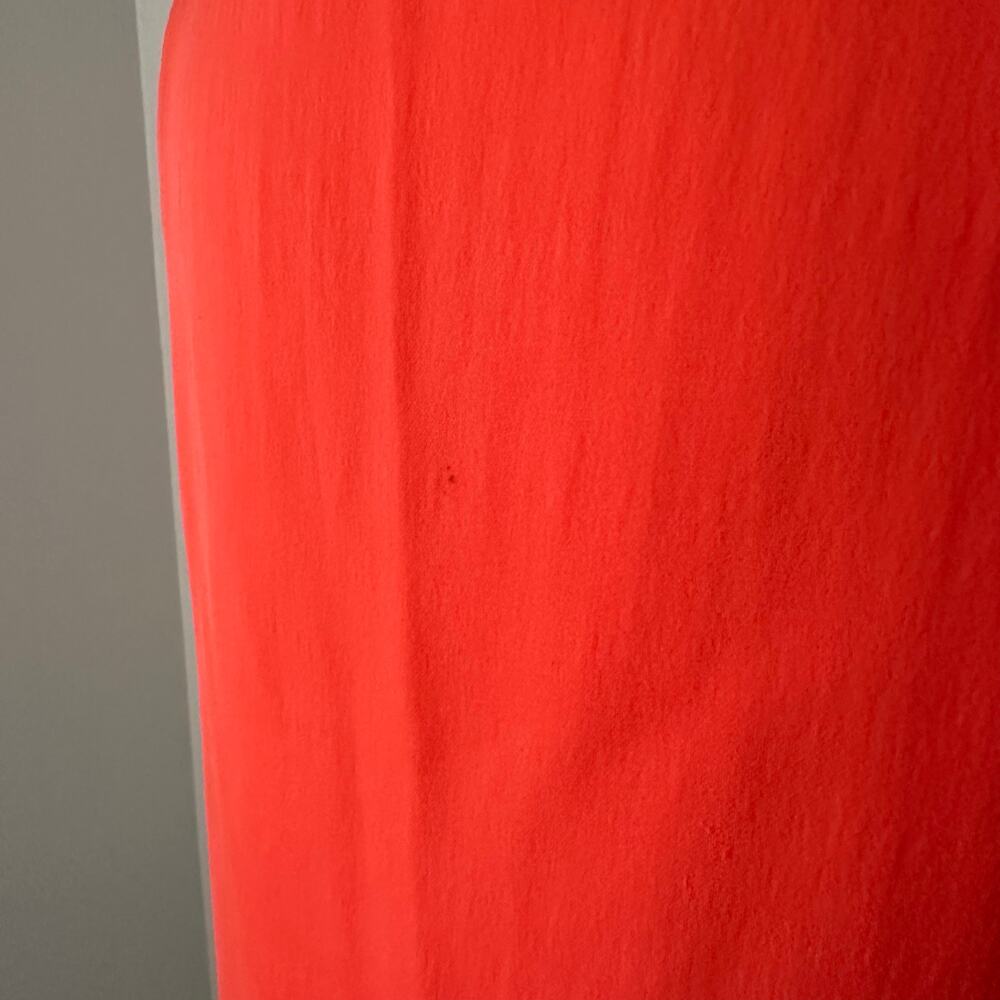 A.L.C. coral orange silk sleeveless top - Picture 11 of 11